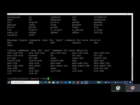 symmetric cryptography Live Practical Training