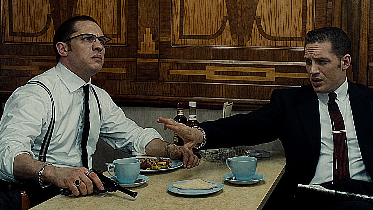 Legend (2015) Reggie Threatens with Gun Scene 🔫