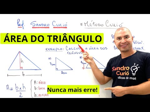 FÁCIL E RÁPIDO | ÁREA DO TRIÂNGULO - GEOMETRIA
