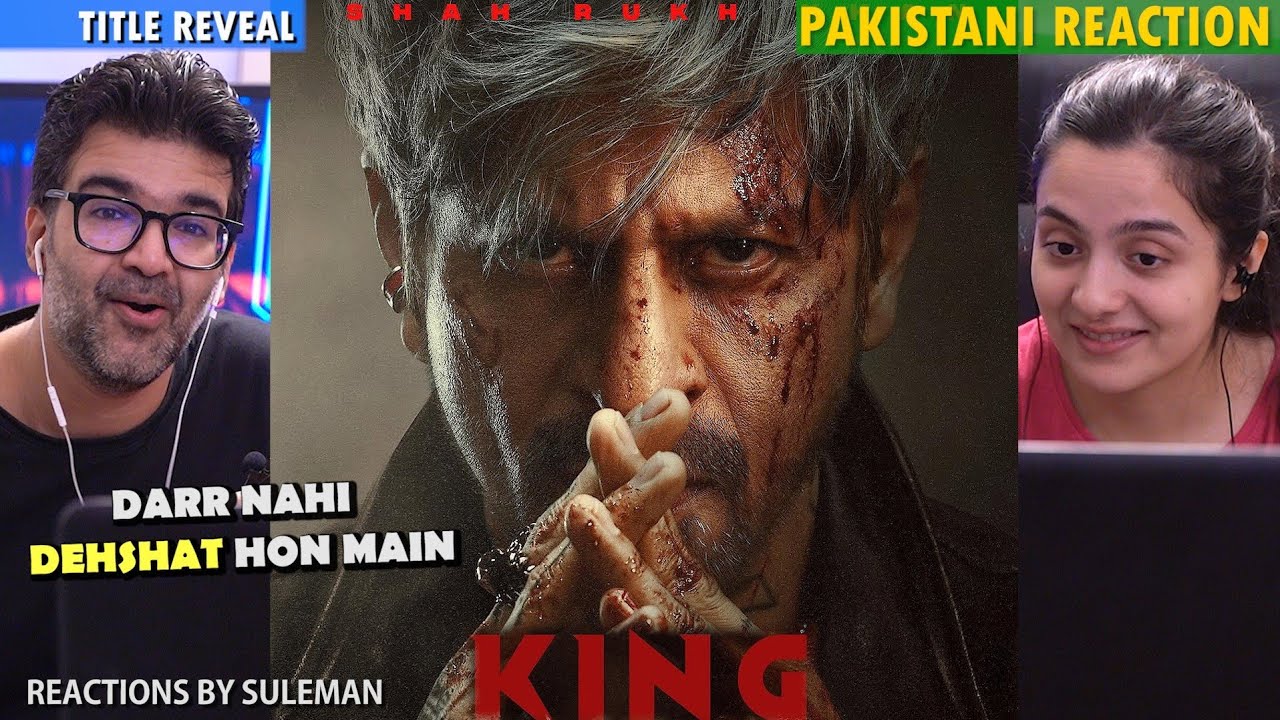 Pakistani Couple's Excited Reaction to Shah Rukh Khan's KING & Title Reveal | It's Showtime π¬