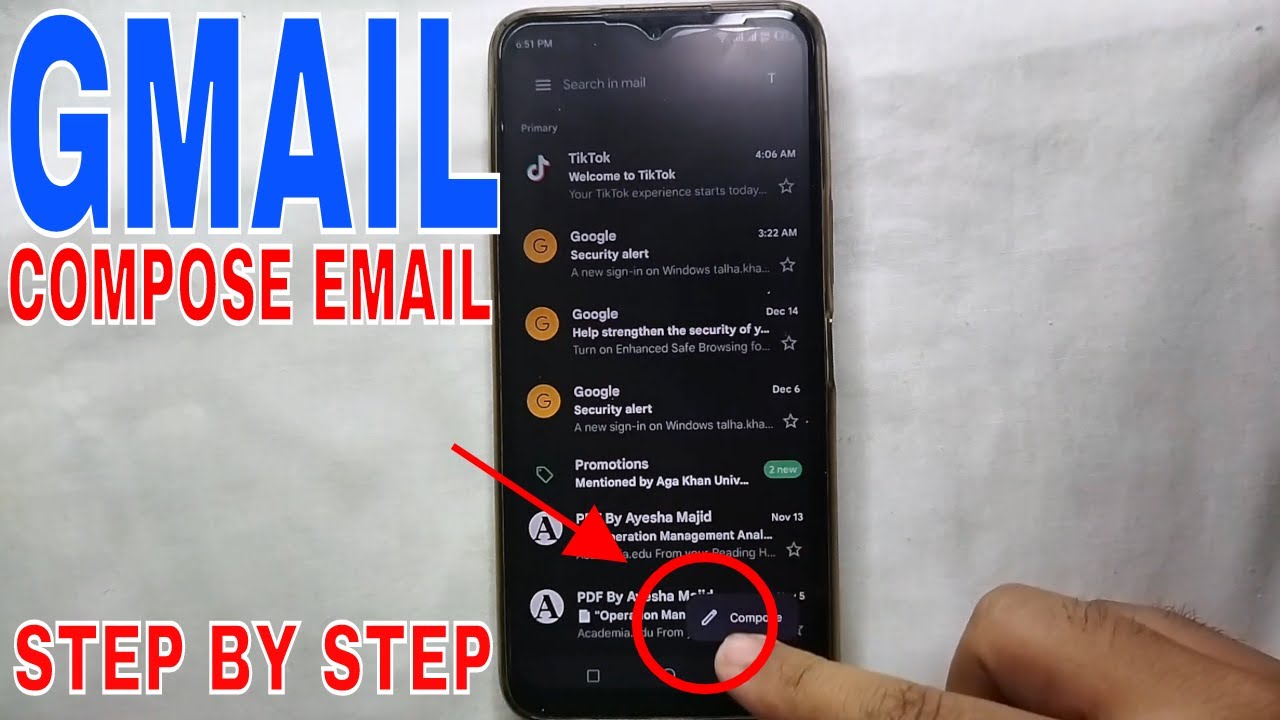How to Compose an Email in Gmail App 📧