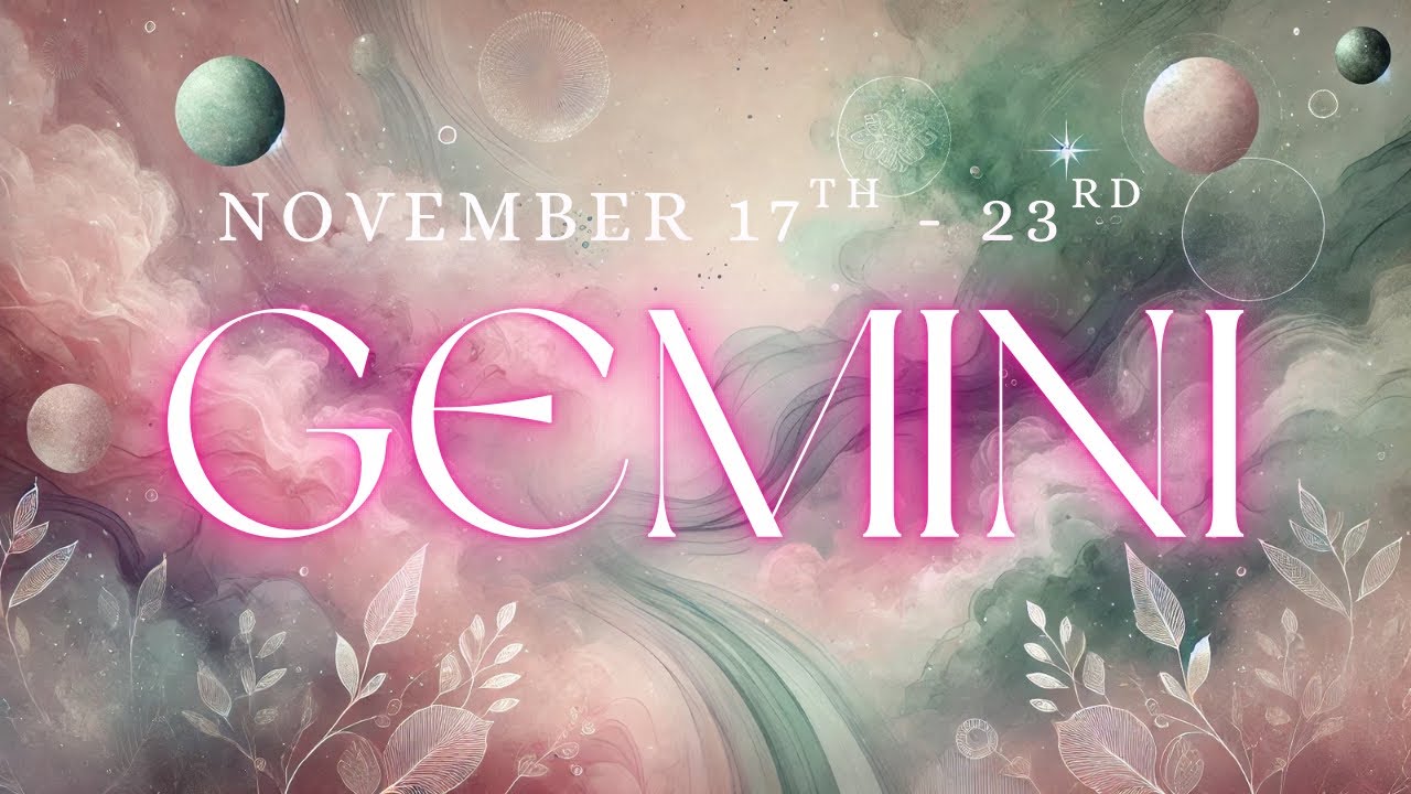 Gemini Weekly Tarot Reading: Surprising Love & Life Insights (Nov 17-23) ♊️