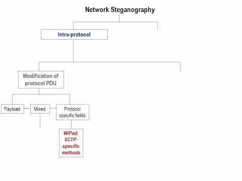 Network Steganography Classification