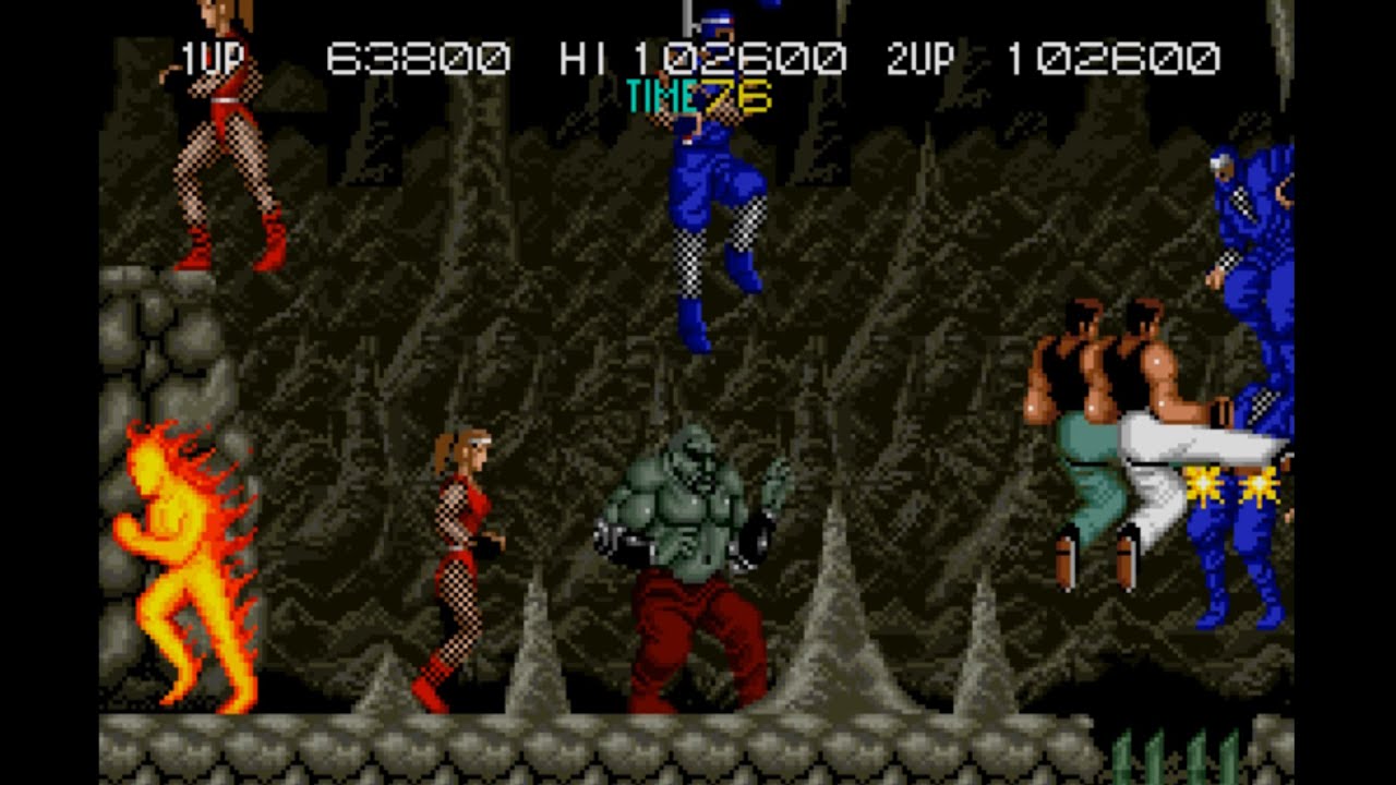 Bad dudes arcade 2 player playthrough