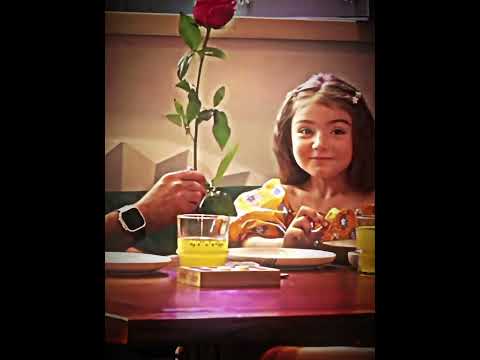 She’s so sweet❤️#rose #surprise #dad #daughter #happy