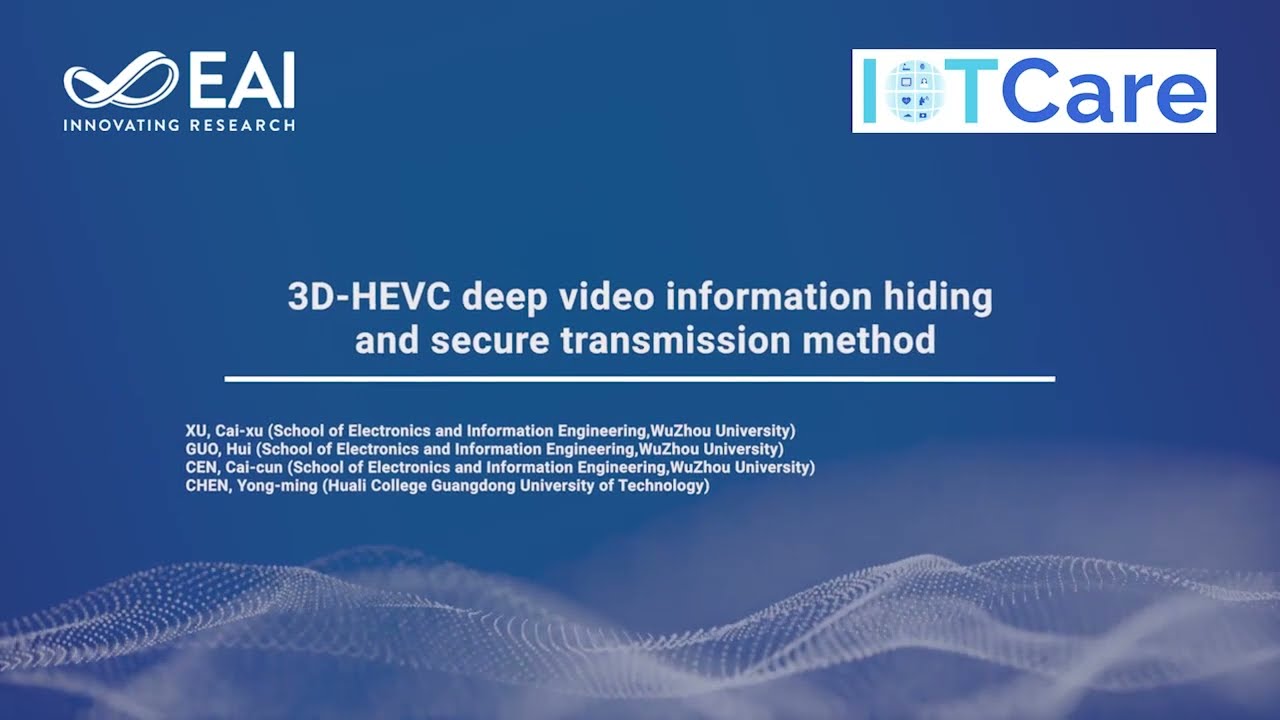 3D-HEVC Deep Video Hiding & Secure Transmission 📹