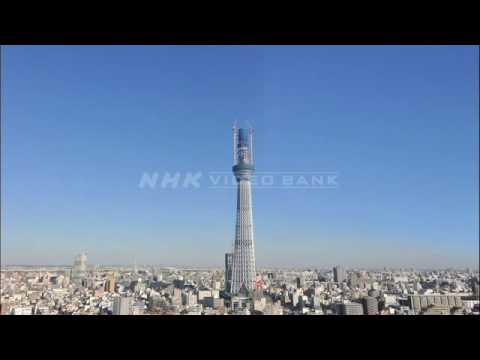 Tokyo SkyTree Construction Time Lapse 🏗️