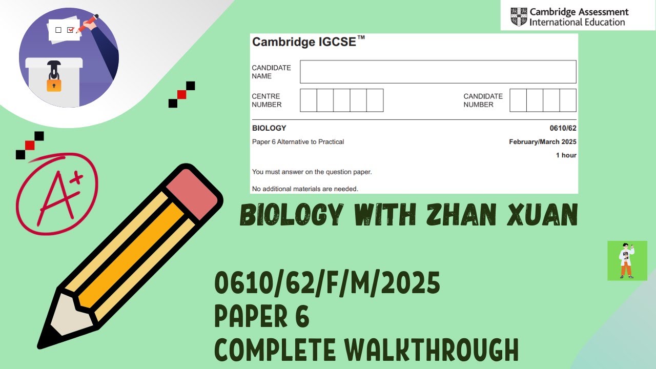 IGCSE Biology 0610/62/F/M/25 | Feb/Mar 2025 Paper 62