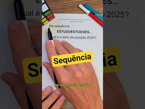 Sequência Lógica das Letras