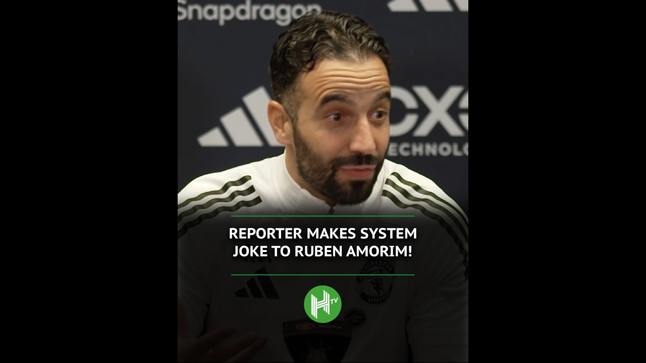 Reporter Jokes About Ruben Amorim's SYSTEM Comment 😂