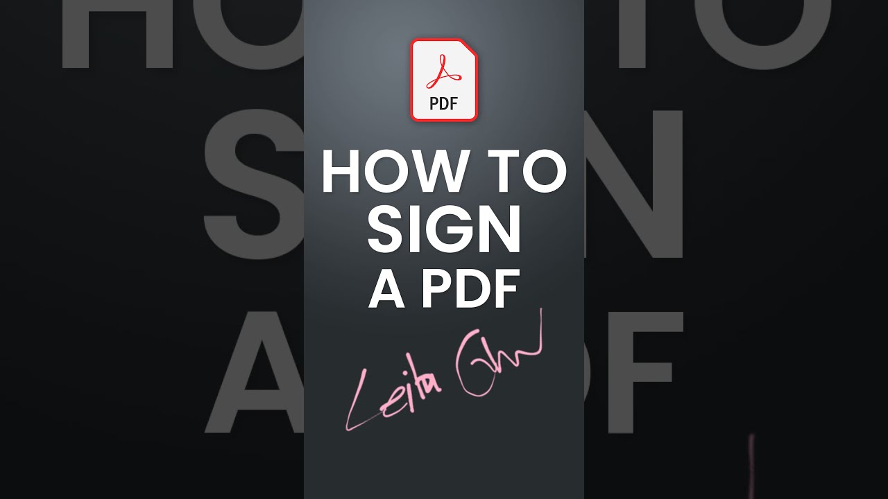 Quick & Easy Guide to Add Your Signature to PDFs โ๏ธ