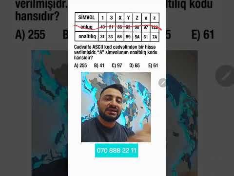 İnformatikadan qəbula düşmüş sadə hesablama sualı#fz #informatika #test #izah #magistr