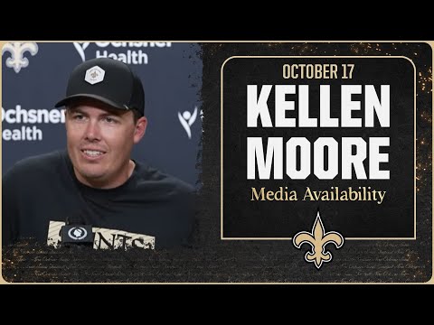 Kellen Moore previews Week 7 vs. Bears | New Orleans Saints