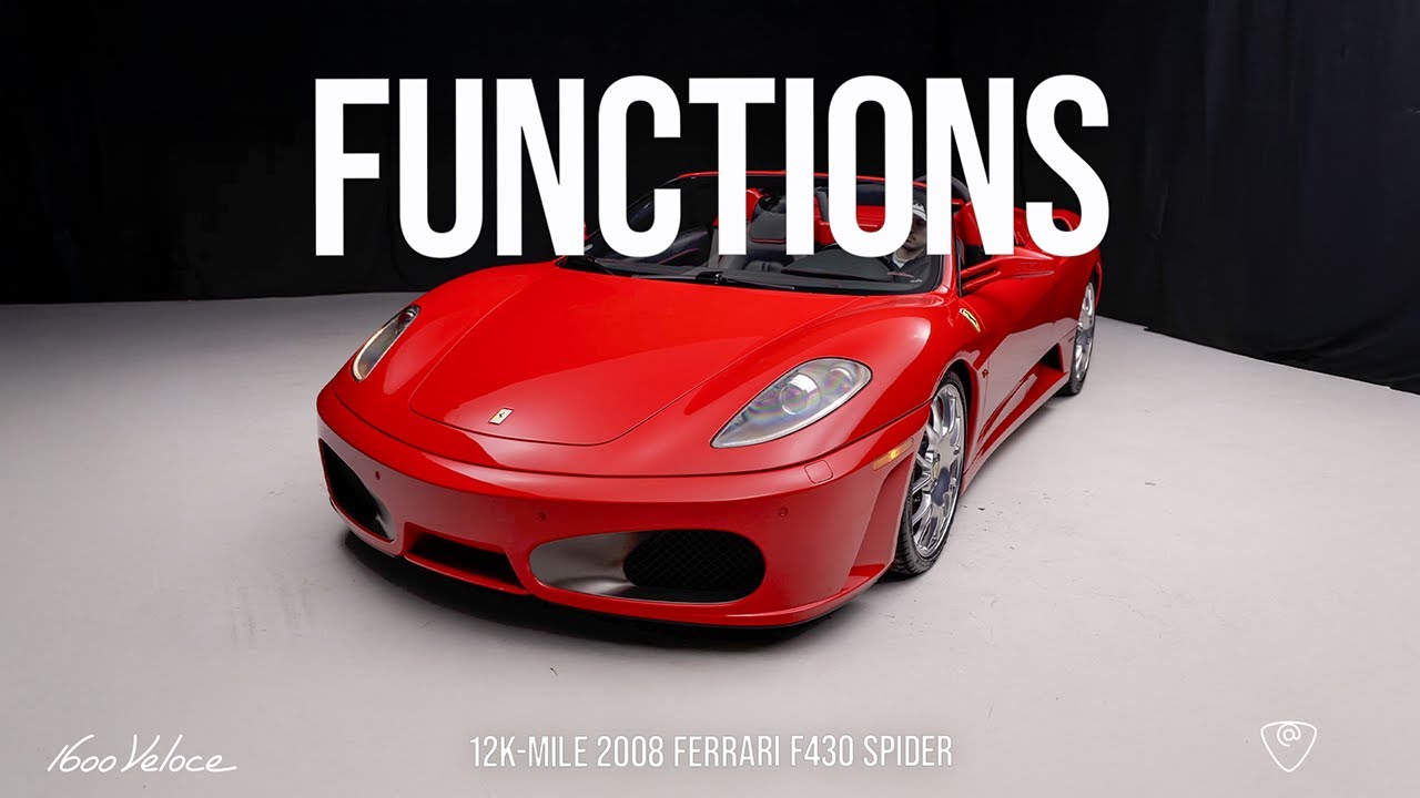 12k-Mile 2008 Ferrari F430 Spider for Sale 🚗