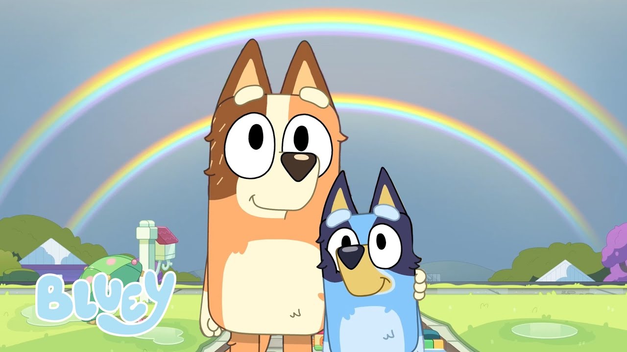 Bluey: A Double Rainbow 🌈 | Rain - Series 3