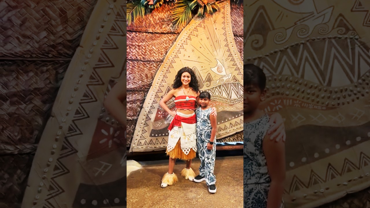 Meet Moana at Disney's Animal Kingdom 🌺
