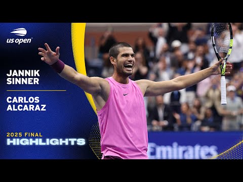 Jannik Sinner vs. Carlos Alcaraz Highlights | 2025 US Open Final