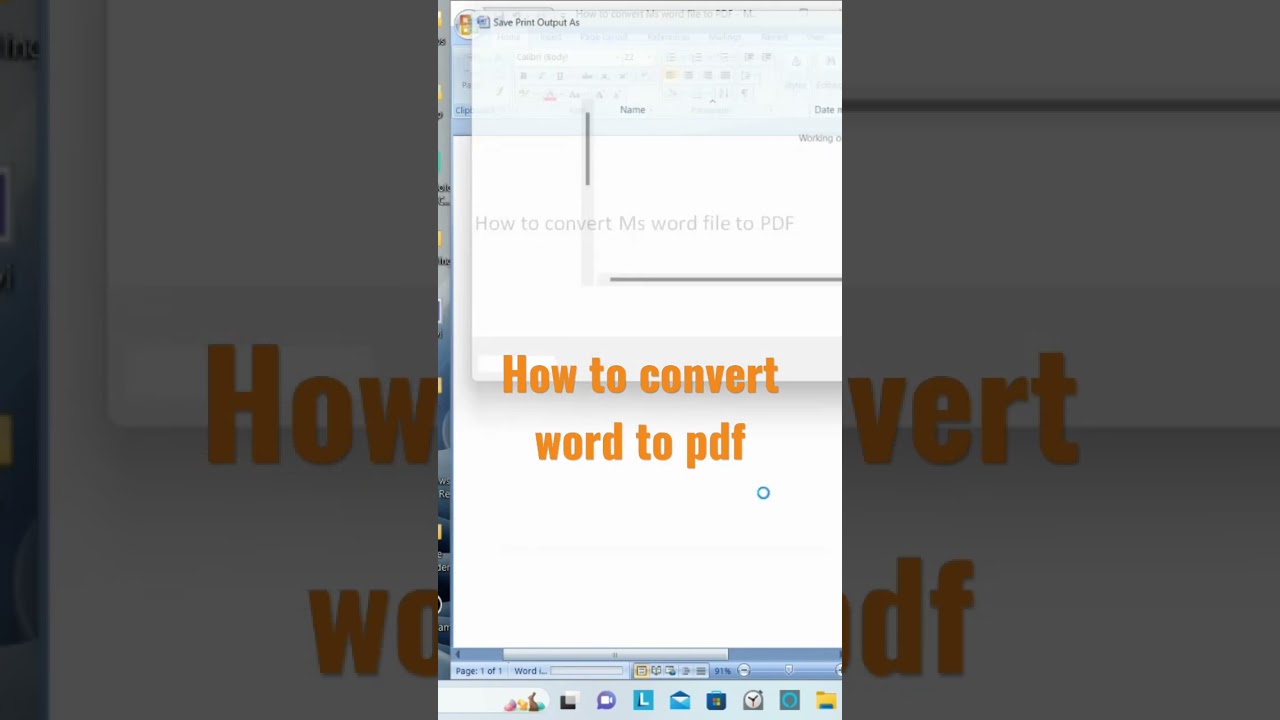Easiest Way to Convert Word to PDF in Just a Few Clicks 📄