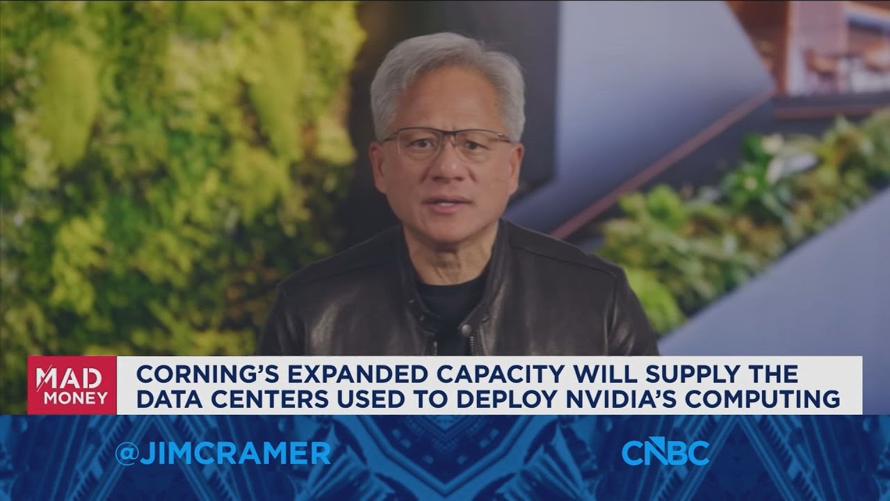 Nvidia CEO Jensen Huang says Corning partnership will 'revitalize American manufacturing'