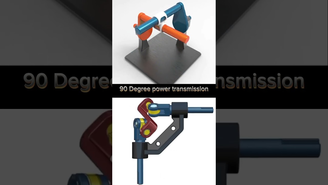 Master 90° Mechanical Power Transmission in SolidWorks 🔧