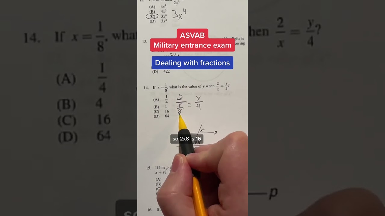 ASVAB AFQT Math Knowledge answer 14
