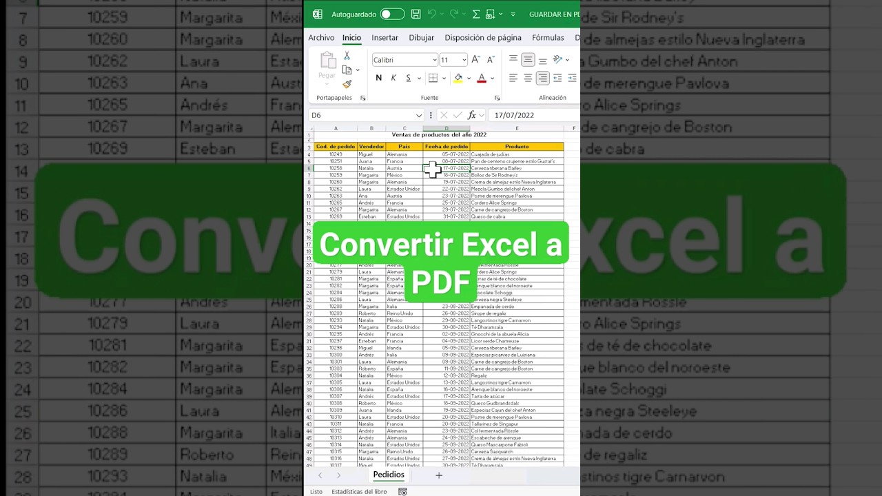 Convertir un archivo de EXCEL en PDF sin que se CORTE #excel #microsoftexcel #excelavanzado