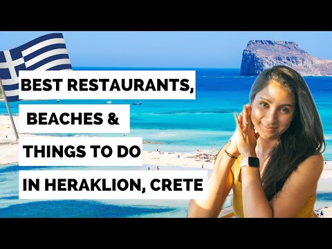 HERAKLION CRETE | Best Heraklion Beaches & Restaurants | Top Things to Do in Heraklion Greece