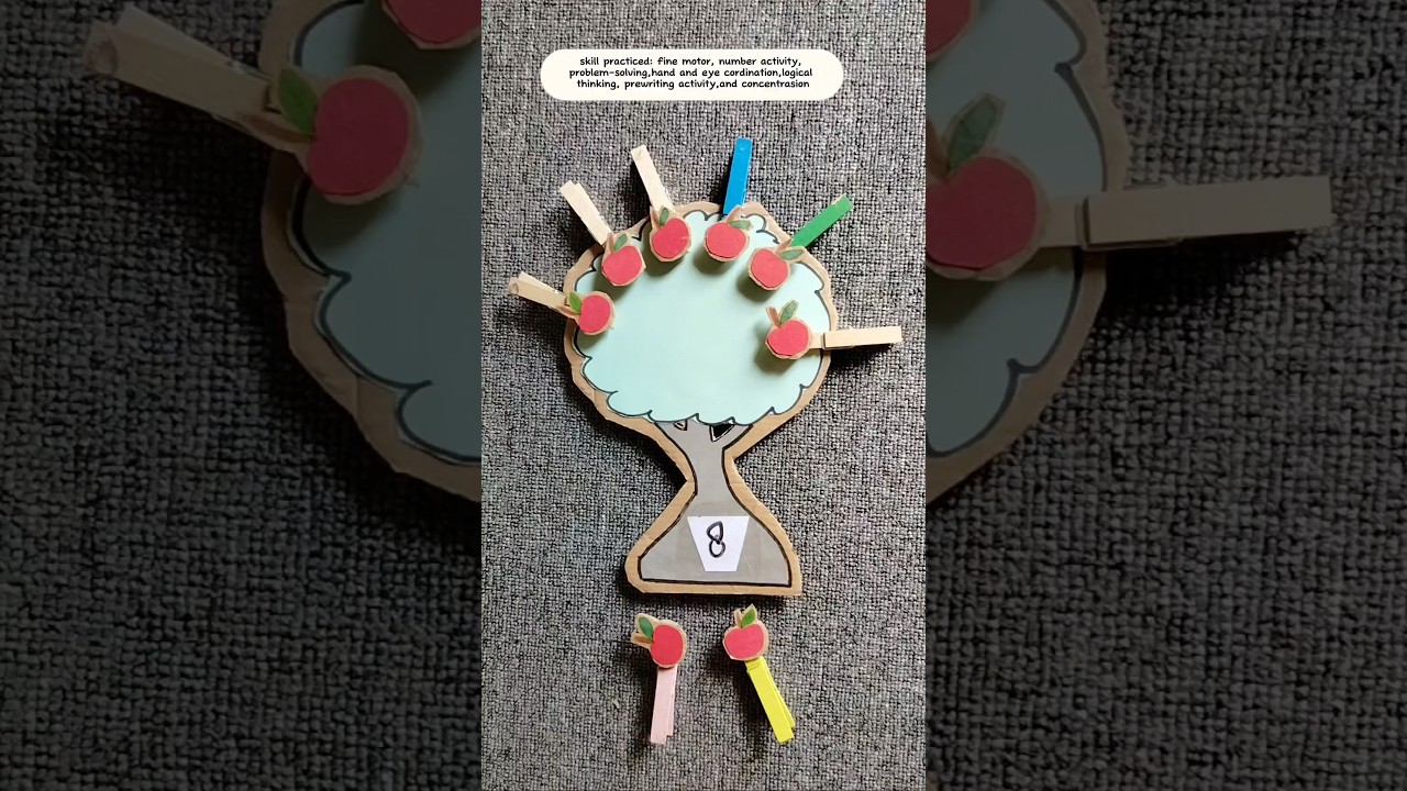 Montessori Math Activity for Preschoolers 📚