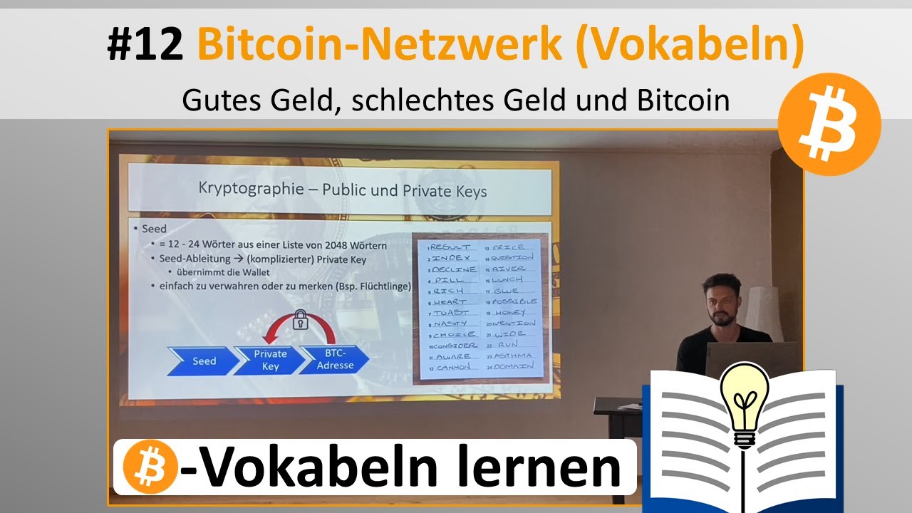 Live-Vortrag: Bitcoin-Netzwerk & Wichtige Vokabeln 🪙