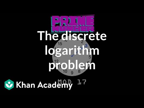 The discrete logarithm problem | Journey into cryptography | Computer Science | Khan Academy