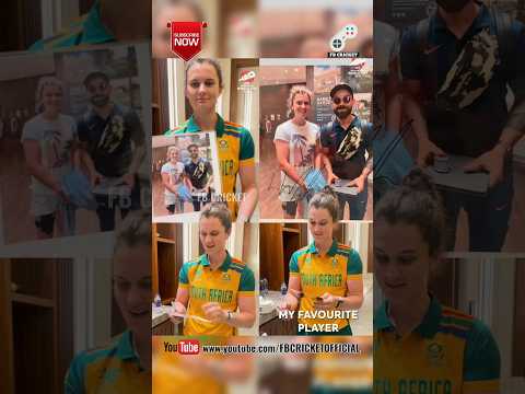 South Africa Women's skipper Laura Wolvaardt reveals that Virat Kohli is her favorite player|#shorts