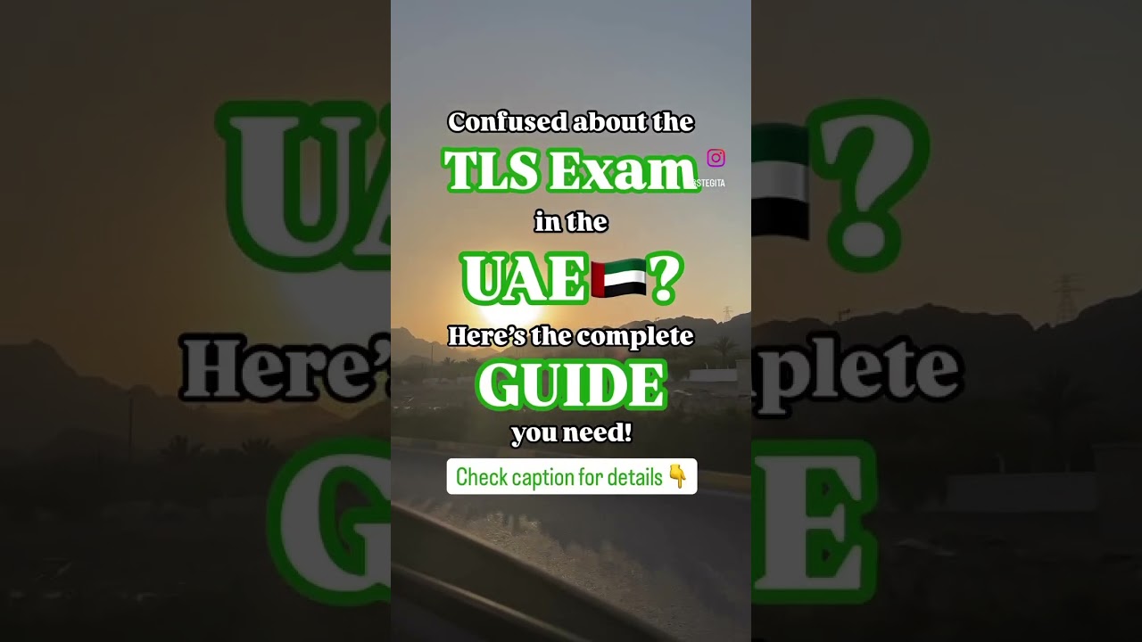 TLS Exam for Teachers in UAE 🇦🇪