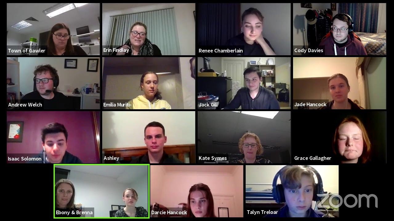 Gawler Youth Advisory Committee Meeting - June 1, 2020