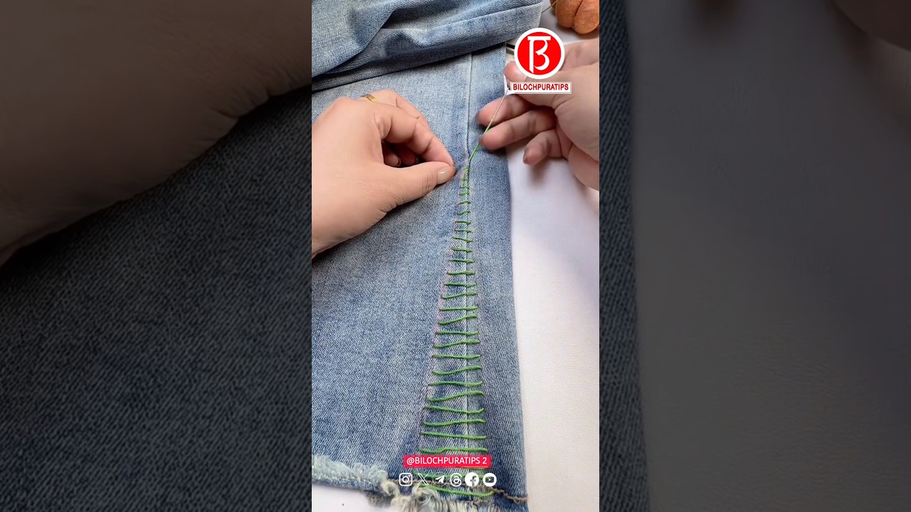 Transform Bell-Bottoms to Straight-Leg Pants Instantly 👖