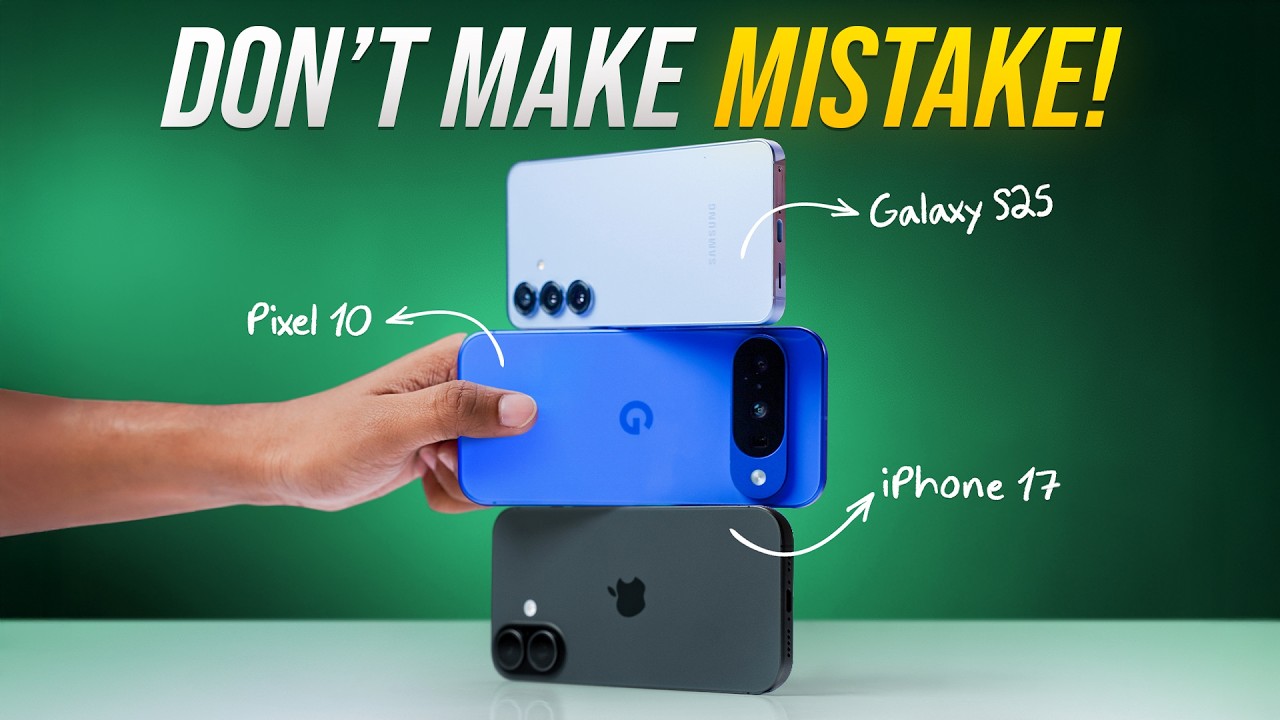 iPhone 17, Galaxy S25 & Pixel 10 Comparison 📱
