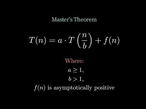 Master's Theorem Explained