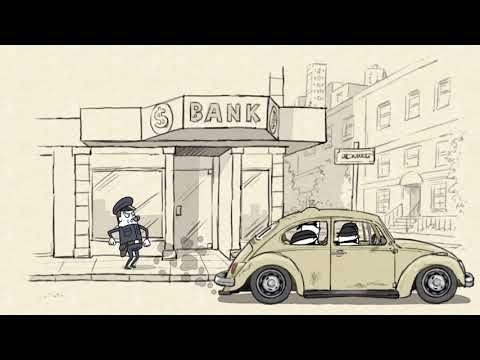Funny video - 2D animation -  "Getaway Car"