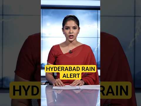⚡ 🚨హైదరాబాద్‌లో భారీ ఉరుములు, మెరుపులు 🌧️ | Hyderabad Rain Alert | Weather Update #hyderabadnews