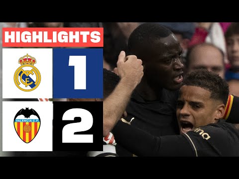 REAL MADRID 1 - 2 VALENCIA CF I RESUMEN LALIGA EA SPORTS
