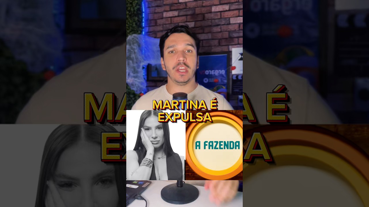 🚨 Urgente: Martina é Eliminada de A Fazenda 17!