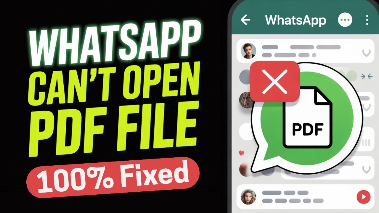Resolving WhatsApp PDF File Opening Issues