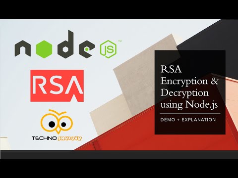 Asymmetric Encryption and Decryption in Node.js using RSA Public/Private Key Pairs