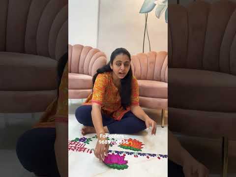 Handmade ready to use Rangoli patches