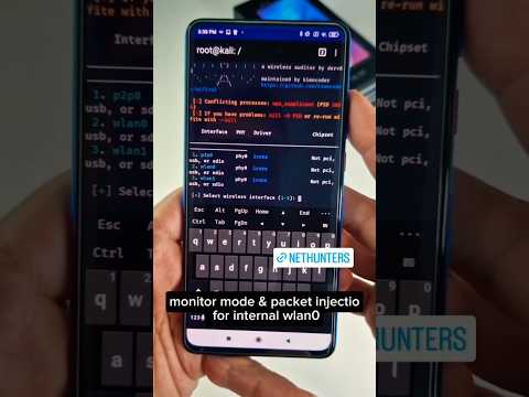 Running Kali Nethunter On Xiaomi with RubberDucky #shorts