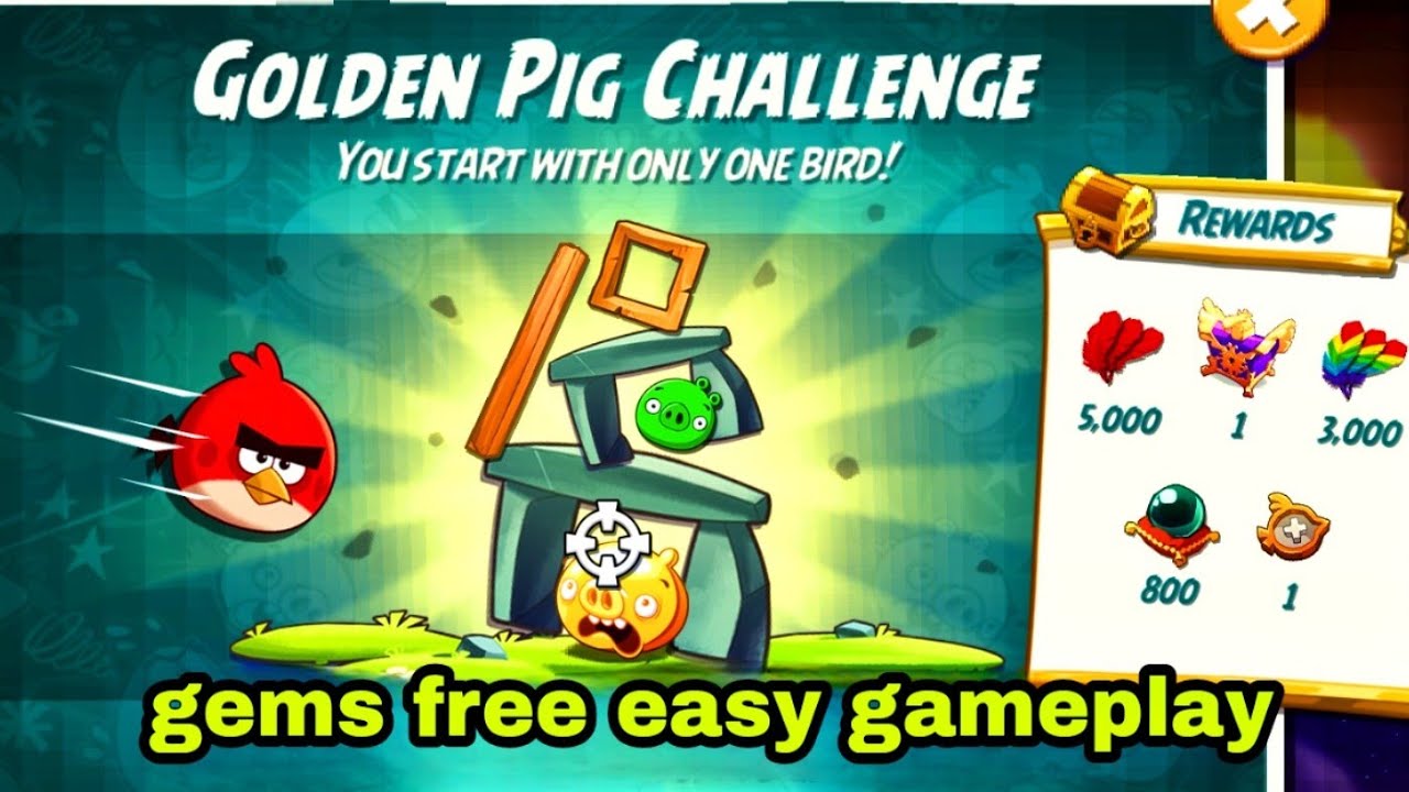 Angry Birds 2: Golden Pig Challenge with Red 🐷 (Nov 18, 2025)