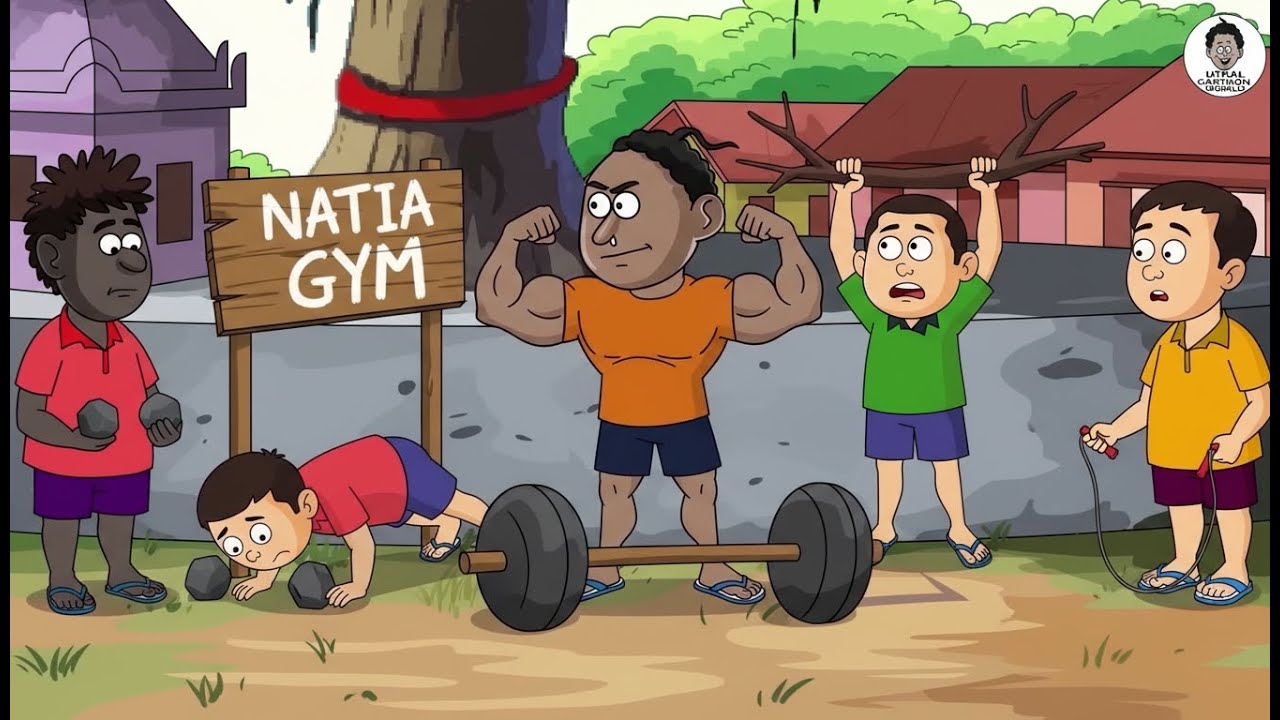Natia Jokes & Gaya GYM | Natia Toons 😂