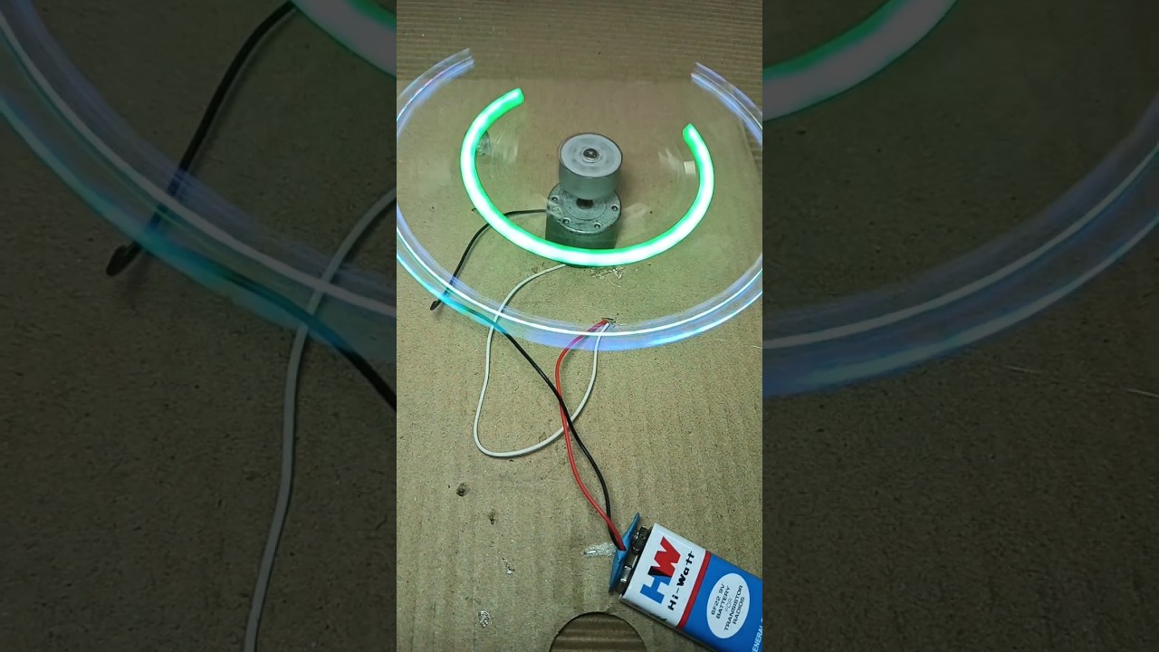 Easy DIY DC Motor Project to Generate Power ⚡
