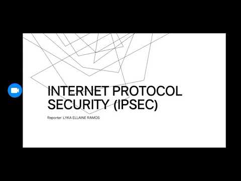 INTERNET PROTOCOL SECURITY(IPSec)