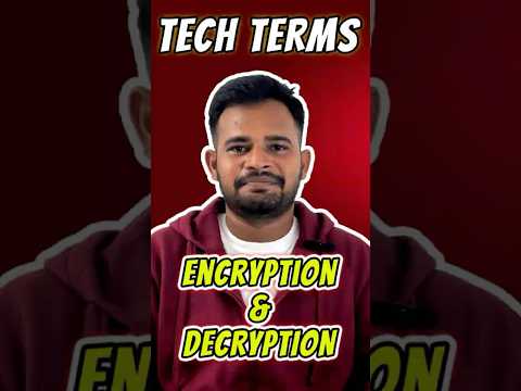 🔐 Encryption & Decryption Explained in 60 Seconds!
