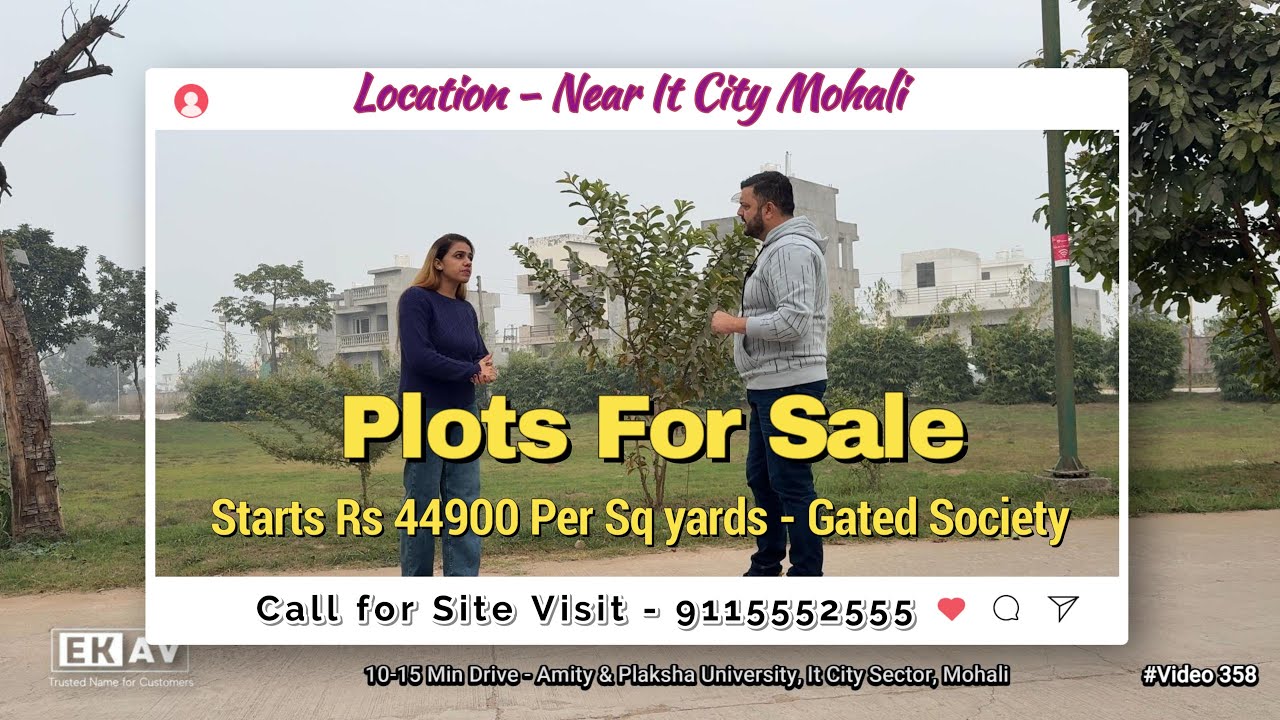 Plots Near IT City Mohali | Gated Society & Highway Access